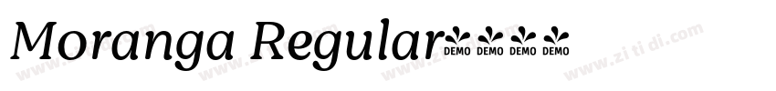 Moranga Regular字体转换 Moranga Regular字体转换